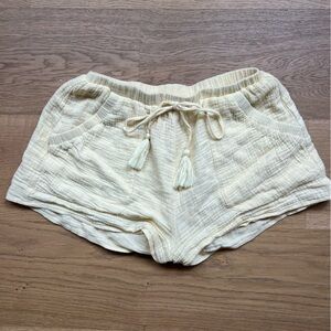 Altar'd State Light Yellow Women's Shorts